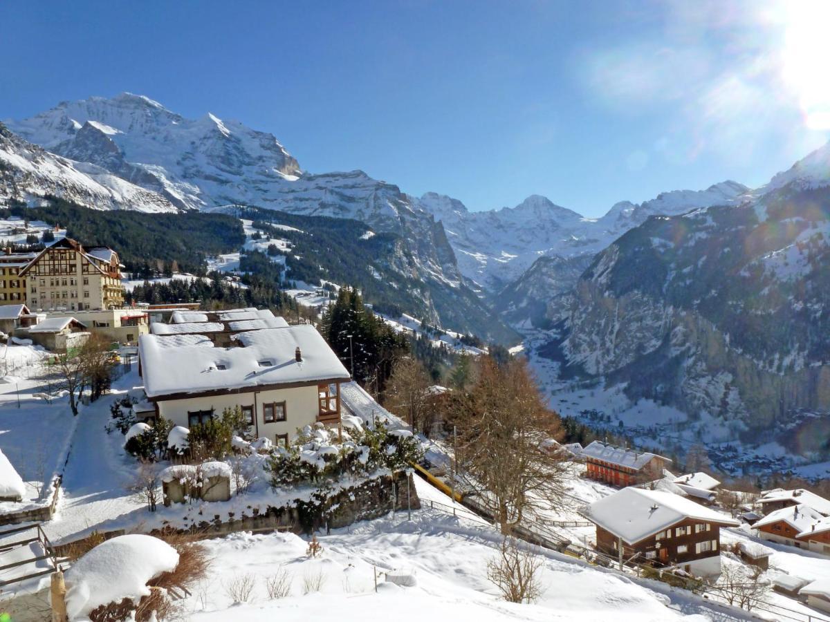 Apartment Im Gruebi-1 By Interhome Wengen Eksteriør bilde